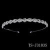 Rhinestone Star Headband with Multilayer Pearls and Zircon Bridal Party Hairband