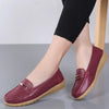 Patent Leather Women's Slip-On Loafers - Comfort Flats Moccasins, Spring/Autumn, EU 35-47