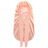 Extra Large Long Satin Sleep Bonnet with Elastic Band for Women – Nightcap for Sleeping & Shower
