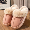 Faux Suede Cotton Slippers - Warm Winter Indoor/Outdoor House Shoes for Men & Women