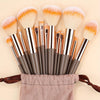 Professional Makeup Brush Set 8-29-Piece - Soft Powder, Eyeshadow & Foundation Brushes with Sponge Travel Cosmetic Kit