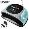 57-LED UV/LED Gel Nail Lamp with LCD Timer, Quick-Dry Curing Light for Gel and Acrylic Manicures