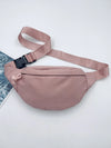 Women's Nylon Fanny Pack Crossbody Chest Sling Bag Adjustable Belt for Travel & Daily