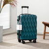 Wave Pattern Spinner Luggage 17-25 Inch (43-64 cm) Large Capacity Rolling Suitcase Unisex