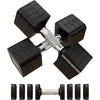 Adjustable Dumbbell Set — 15 lb, 20 lb, 40 lb, 50 lb Free Weights for Men & Women
