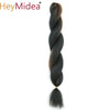 Crochet Kinky Curly Ombre Marley Braiding Hair – Synthetic Yaki Straight, 26 in (66 cm), ~60 g