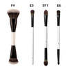 Dual-Ended Synthetic Makeup Brush for Foundation, Concealer, Powder, Blush, Contour & Eyeshadow