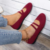 Elastic Knit Slip-On Flats for Women Breathable Lightweight Casual Loafers Mary Jane Moccasins