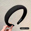 Vintage Lattice Print Wide Sponge Elastic Headband for Women & Girls - Fashion Hair Hoop