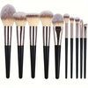 3-20 Piece Professional Makeup Brush Set – Soft Synthetic Kabuki Brushes for Eyeshadow, Foundation, Concealer, Blending & Blush