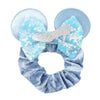 Disney Mouse Ears Sequin Velvet Bow Elastic Headband 4 in (10 cm) – Women's & Girls Party Hair Accessory