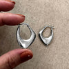 Geometric Metal Hoop Earrings for Women - Gold & Silver Tone Lightweight Everyday Jewelry