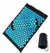 Acupressure Shakti Mat with Pillow – Spike Massage Mat for Back & Body Pain Relief, Yoga Relaxation (68×42×2 cm / 26.8×16.5×0.8 in)