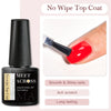 7ml (0.24 fl oz) Base & Top Coat Gel Polish - Soak-Off UV/LED Nail Top Coat, High Shine Long-Lasting Manicure