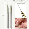 Plaid Nail Art Brush 0.5mm Fine Detail Brush for Tartan, Lines & Gel Acrylic Nails