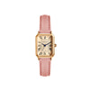 Retro Square Women's Quartz Watch 20mm Dial Leather Strap Casual Fashion Wristwatch