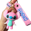 Lilo & Stitch Silicone Keychain Pendant - Cartoon Key Ring for Car, Phone & Bag (4–6 cm / 1.6–2.4 in)