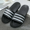 Women’s Thick Sole Anti-Slip PVC Slide Sandals - Indoor/Outdoor Bathroom Slippers