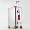 Aluminum-Magnesium Alloy Suitcase 20/24/29-Inch | 360° Spinner Wheels, TSA Lock & Leather Handle
