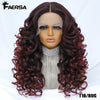 Curly Lace Front Synthetic Wig, 24 Inch (61 cm), 13×4.5×1 Lace, Black Brown Blonde Ginger Orange Burgundy