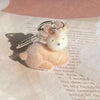 Fluffy 3D Animal Resin Keychain – Alpaca, Elk, Capybara & Goose Cute Bag Charm