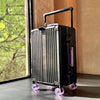 Aluminum Frame Rolling Luggage with Wide Handle, 360-Degree Silent Colorful Spinner Wheels and TSA Lock — 20/24/26/28 Inch (35–77 cm) Trolley Suitcase