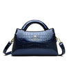 Alligator-Embossed PU Leather Shoulder and Crossbody Clutch Small Women's Handbag