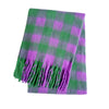 Women's Winter Thick Plaid Pashmina Scarf - Soft Polyester Shawl Wrap, 175+ cm (69+ in) Fuzzy Tassel