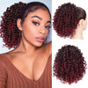 10-Inch (25 cm) Afro Kinky Curly Drawstring Ponytail Extension for Women - High-Heat Fiber