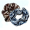 2-Pack/3-Pack Retro Leopard Print Thick Fabric Hair Loops – Elastic Hair Ties for Women
