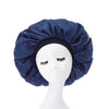 Large Satin Sleep Bonnet for Women - 42 cm (16.5 in) Silk Night Cap for Hair Protection