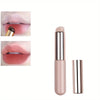 Portable Silicone Lip Brush with Cover – Mini Travel Lipstick and Lip Balm Applicator