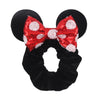 Disney Mouse Ears Sequin Velvet Bow Elastic Headband 4 in (10 cm) – Women's & Girls Party Hair Accessory