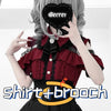 Kawaii Jirai Kei Lolita Y2K Japanese Style Blouse with Peter Pan Collar Long Sleeve Sweet Aesthetic Top for Women