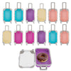 12-Pack Mini Rolling Suitcases, Simulation Trolley Party Favor Cases, 5 Colors