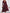 Women's Knit V-Neck Long Sleeve Midi Maxi Dress with Shirred Waist - Fall/Winter Solid Color
