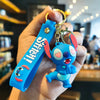 Lilo & Stitch Silicone Keychain Pendant - Cartoon Key Ring for Car, Phone & Bag (4–6 cm / 1.6–2.4 in)