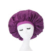 Large Satin Sleep Bonnet for Women - 42 cm (16.5 in) Silk Night Cap for Hair Protection