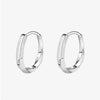 Minimalist Gold-Plated Circle Hoop Earrings for Women — Classic Geometric Fashion Jewelry