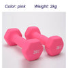 2kg (4.4 lb) Dumbbells for Women - Fitness Hand Weights for Strength Training & Toning