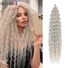 Ariel Water Wave Twist Crochet Braids – Ombre Synthetic Deep Wave Hair Extensions, 22 Inch (55 cm)