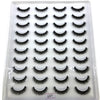 20 Pairs 3D Mink-Effect False Eyelashes Natural Long Full Strip Lashes (10–15 mm / 0.4–0.6 in) DIY Makeup Kit