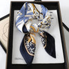 Satin Square Scarf 70cm (27.6 in) Silk-Look Polyester Neck & Hair Tie Bandana for Women Floral Headscarf Hijab