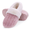 Women's Winter Plush Slippers - Fur-Lined Memory Foam, Non-Slip Soft Sole Indoor/Outdoor House Shoes
