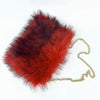 Luxury Faux Fur Crossbody Bag for Women – Large Plush Shoulder & Chain Clutch