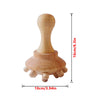 Wood Therapy Massage Roller and Gua Sha - Wooden Anti-Cellulite Slimming Massager for Body, Back & Feet