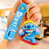Lilo & Stitch Silicone Keychain Pendant - Cartoon Key Ring for Car, Phone & Bag (4–6 cm / 1.6–2.4 in)