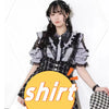 Kawaii Jirai Kei Lolita Y2K Japanese Style Peter Pan Collar Blouse Long Sleeve Sweet Bow Casual Aesthetic Top