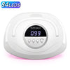 UV LED Nail Lamp 81-LED Dual Light (365/405nm) Nail Curing Lamp for Gel Polish Auto Sensor Nail Dryer for Home & Salon