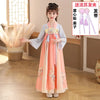 Girls' Summer Hanfu Princess Dress – Long Fairy Party Costume for Kids